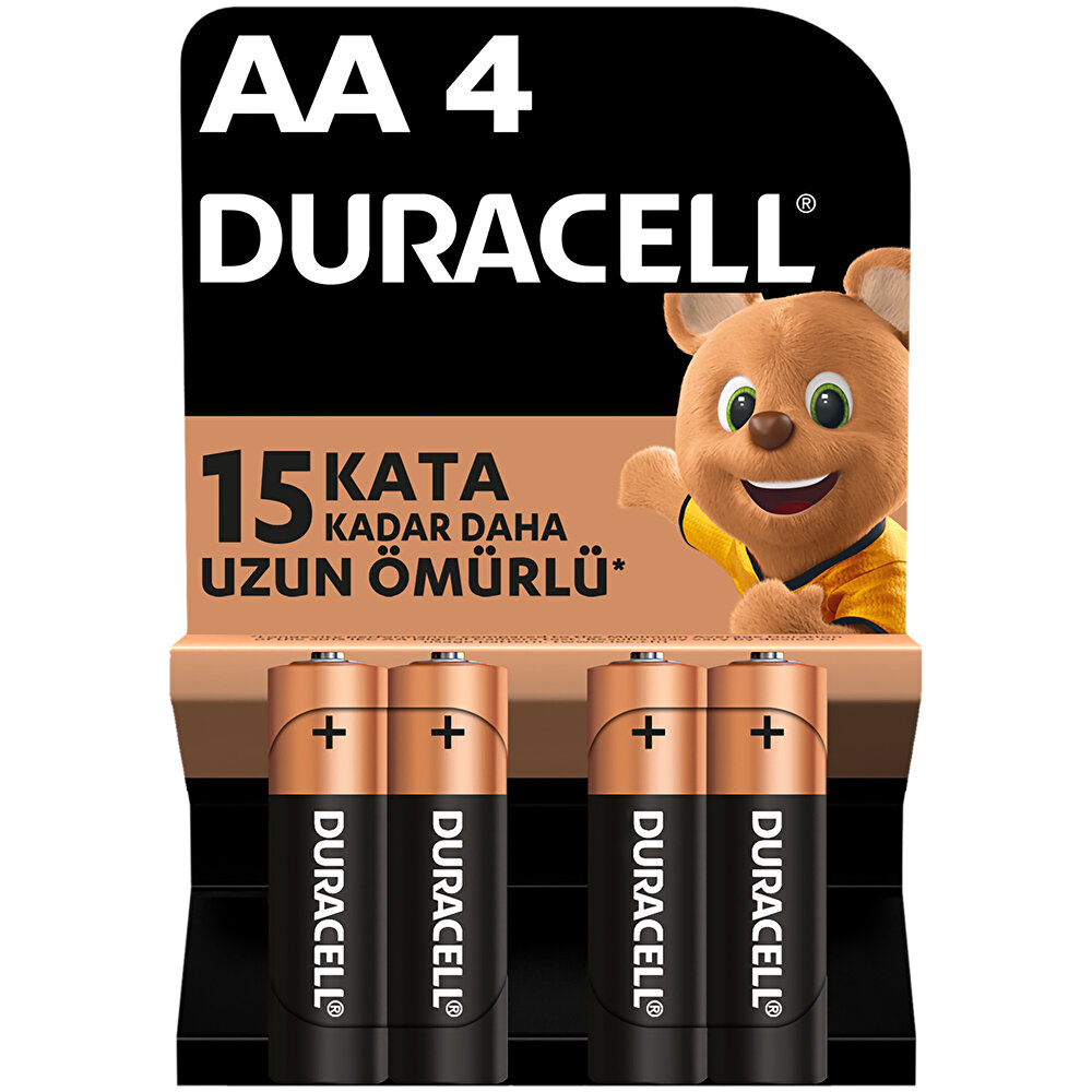 Alkalin AA Kalem Pil 4 Adet