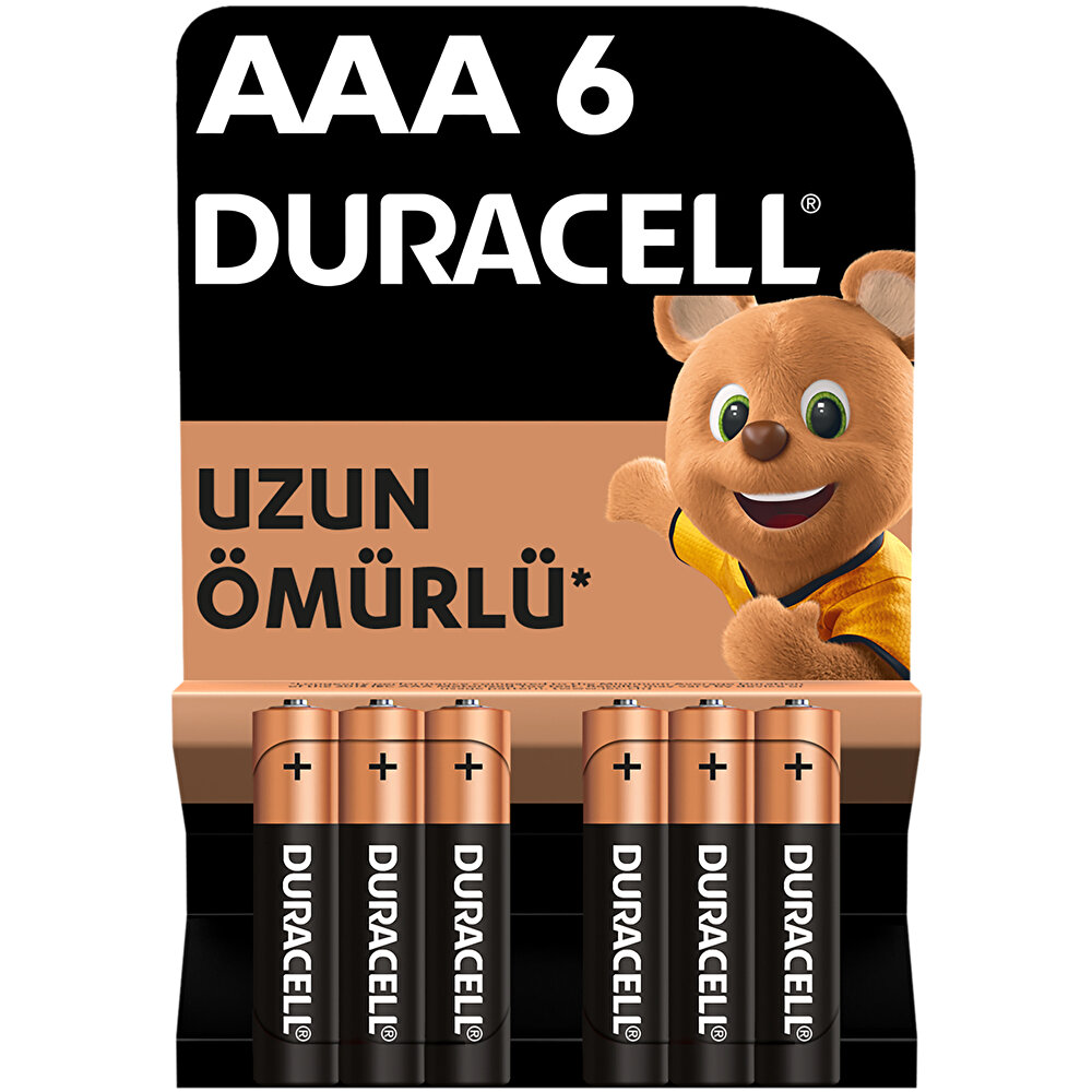 Basic İnce Kalem Pil 6'lı AAA