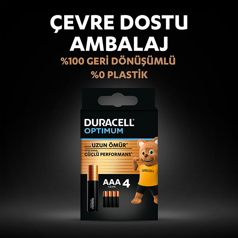 Optimum 4lü AAA İnce Kalem Pil