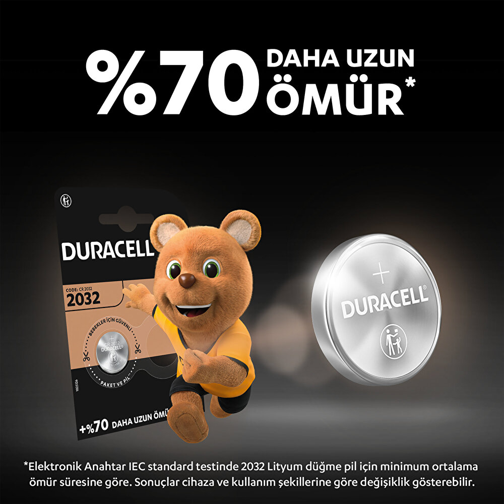 Düğme Pil 2032 2'li 3 Volt
