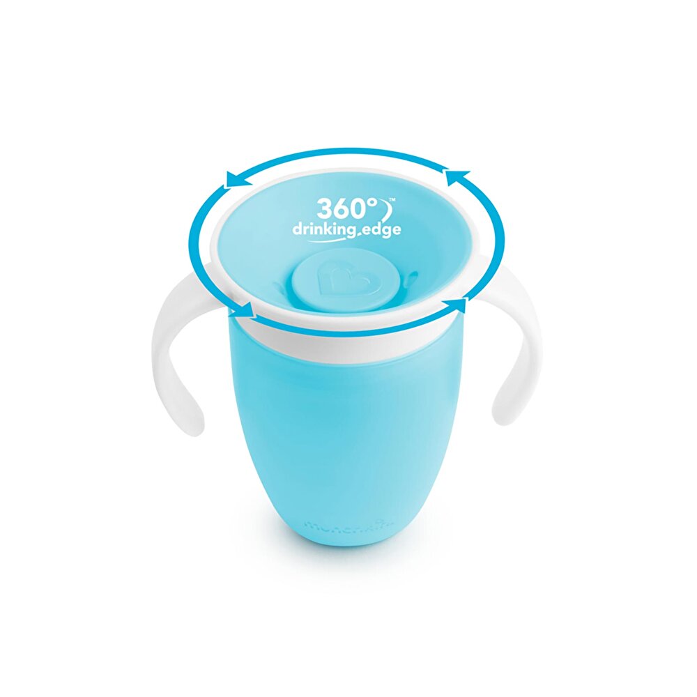 Miracle 360 Derece Alıştırma Bardağı 6+ Ay 207 ml Mavi