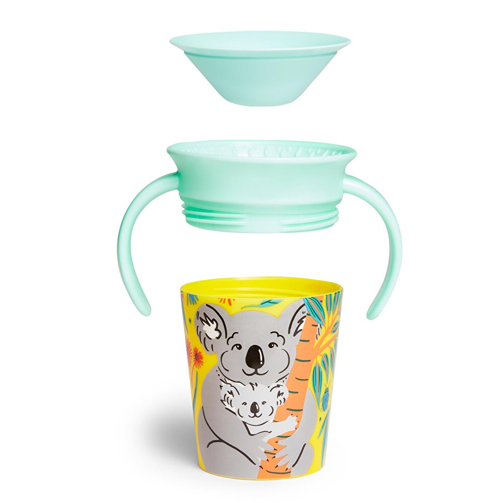 Miracle 360 Derece Koala Desenli Alıştırma Bardağı 6 + Ay 177 ml