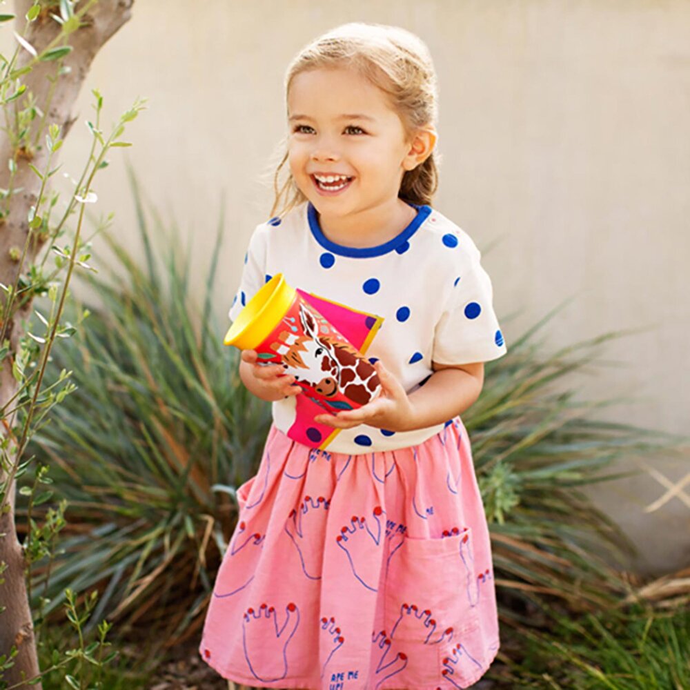 Miracle 360 Derece Zürafa Desenli Alıştırma Bardağı 1+ Yaş 266 ml