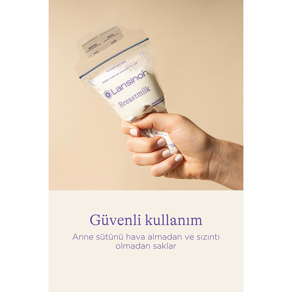 Anne Sütü Saklama Poşeti 50 Adet