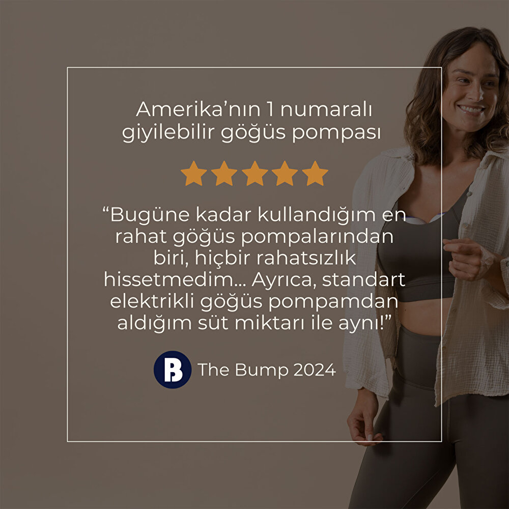 Giyilebilir Çiftli Göğüs Pompası