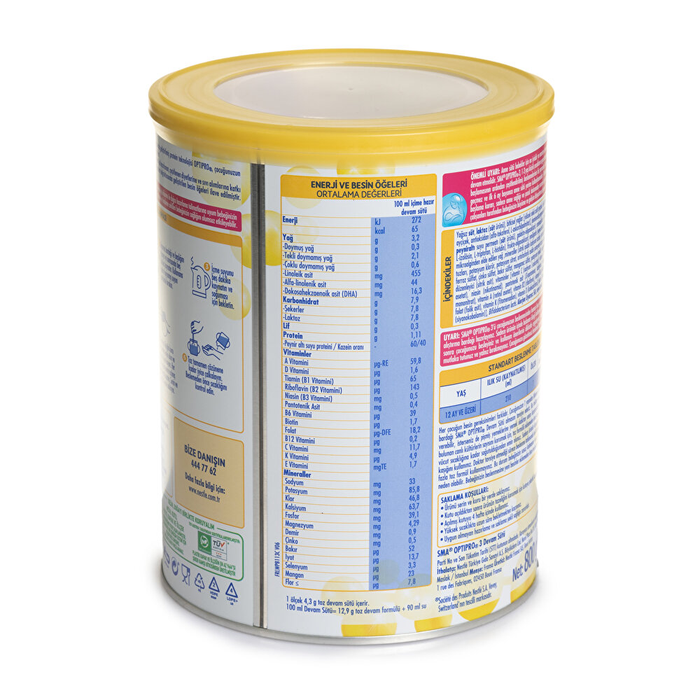 Optipro Probiyotik 3 Bebek Devam Sütü 800 gr 1-3 Yaş