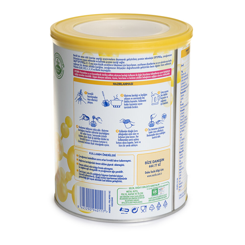 Optipro Probiyotik 3 Bebek Devam Sütü 800 gr 1-3 Yaş