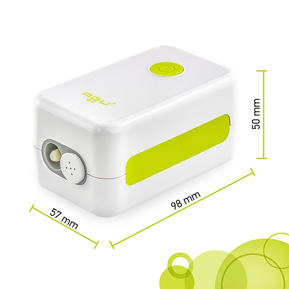 AguN3 Küçük Portatif Kompresör Nebulizatör