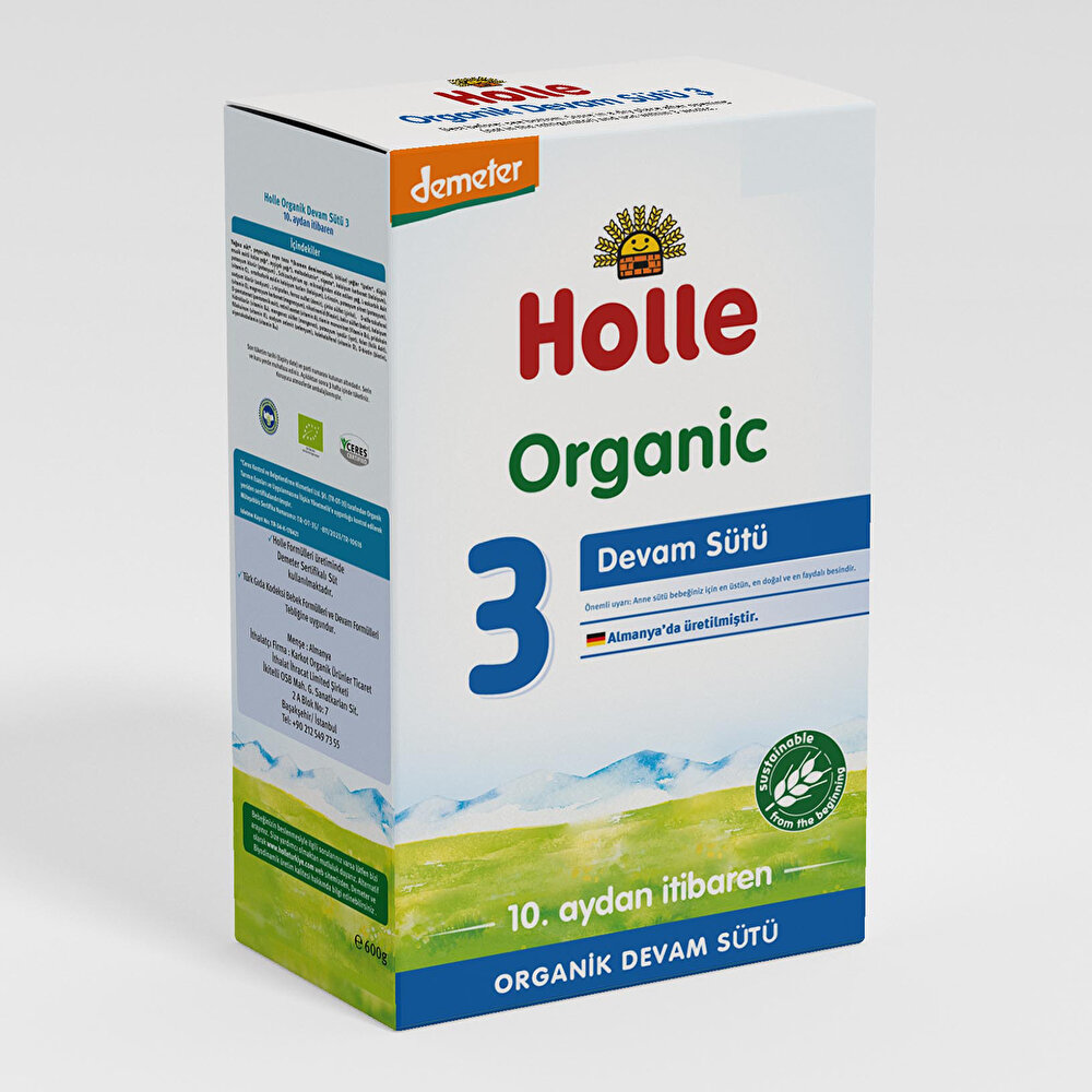 3 Organik Devam Sütü 600 gr 1+ Yaş
