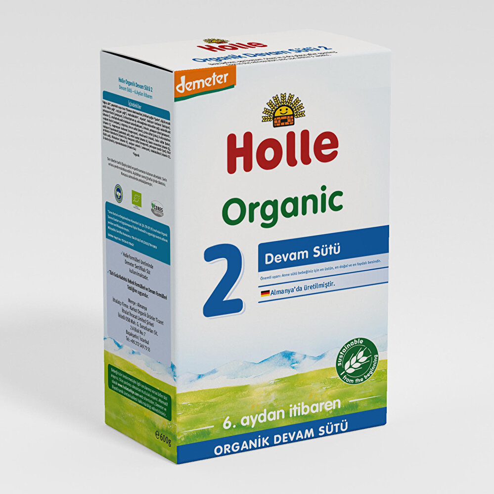 Organik 2 Bebek Devam Sütü 600 gr +6 Ay