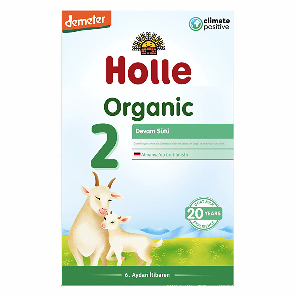 2 Organik Keçi Sütlü Devam Sütü 400 gr 6+ Ay