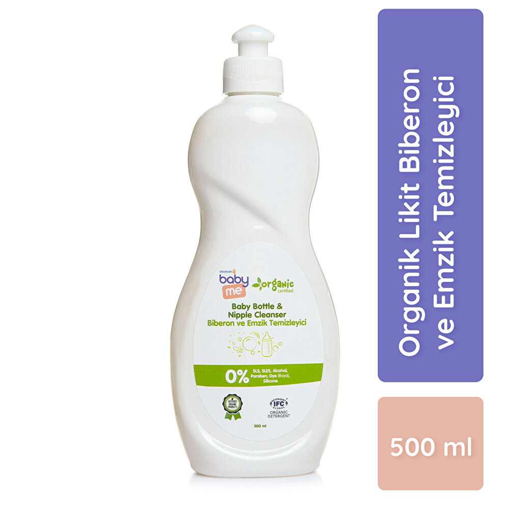 Organik Likit Biberon Ve Emzik Temizleyici 500 ml