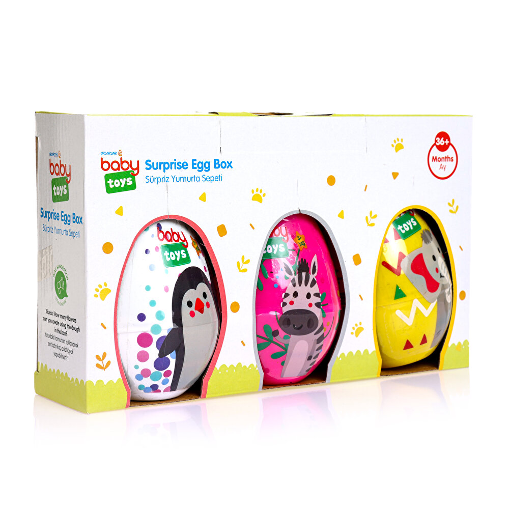 Sürpriz Yumurta Bebek Oyun Hamuru Seti +3 Yaş