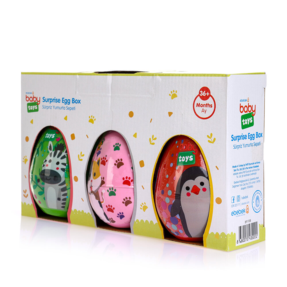 Sürpriz Yumurta Bebek Oyun Hamuru Seti +3 Yaş
