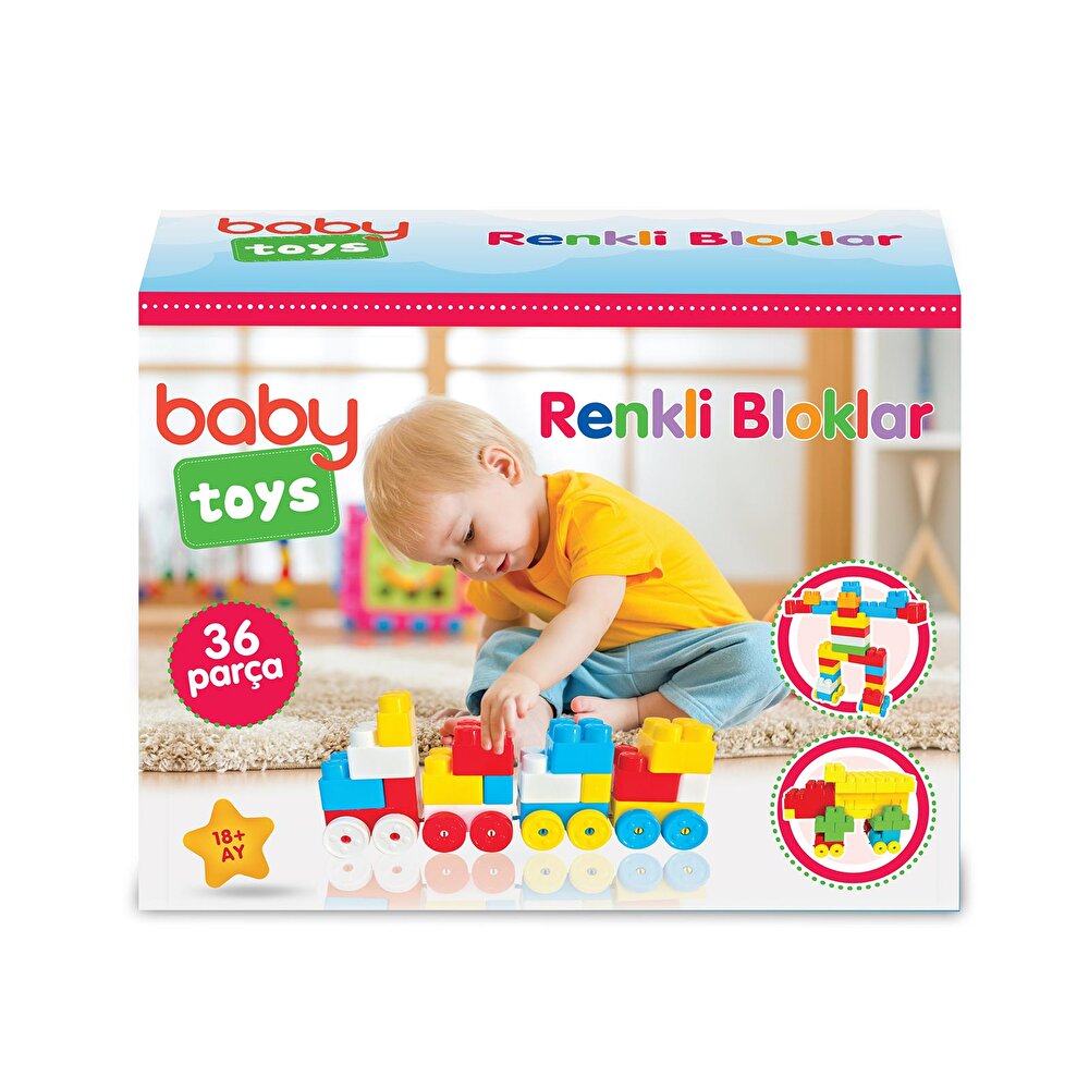 Renkli Bloklar 36 Parça