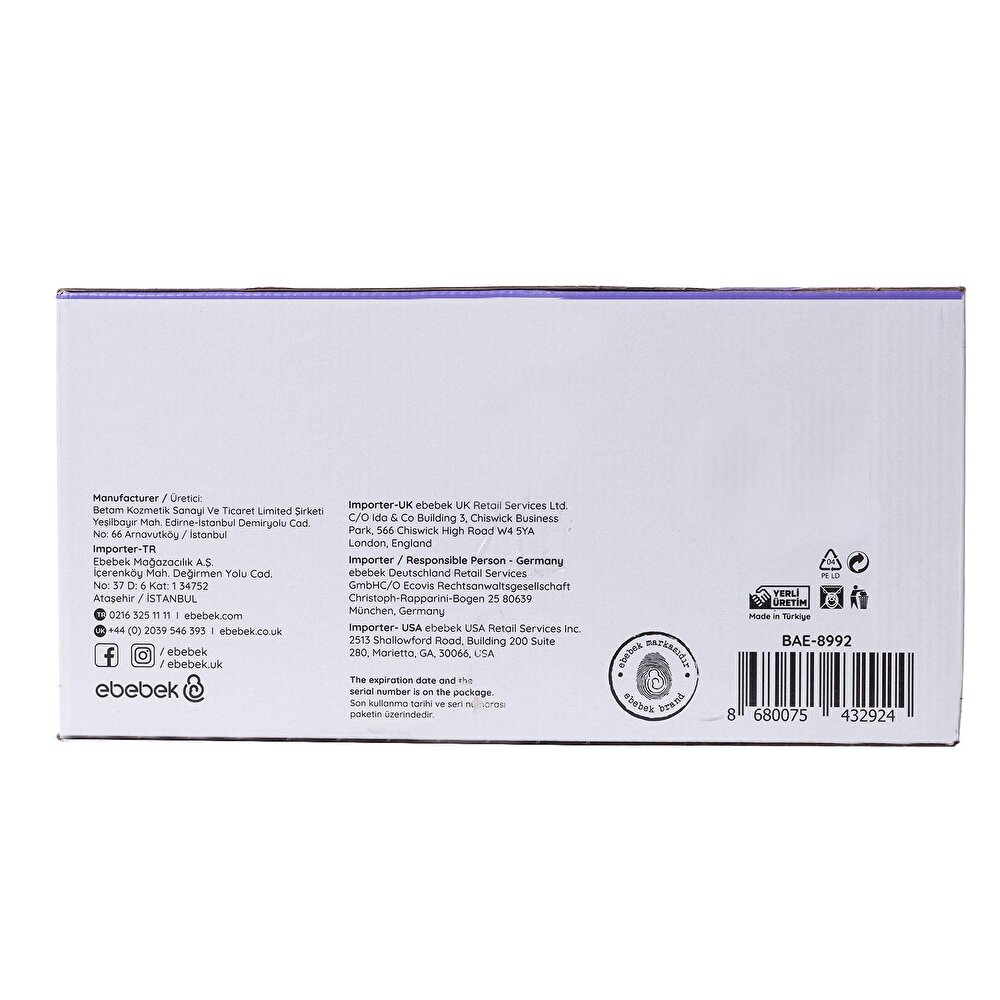 Bebek Temizleme Pamuğu 15x60 Adet