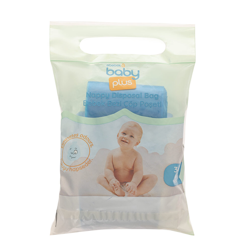 Pratik Bebek Bezi Çöp Poşeti 60 adet