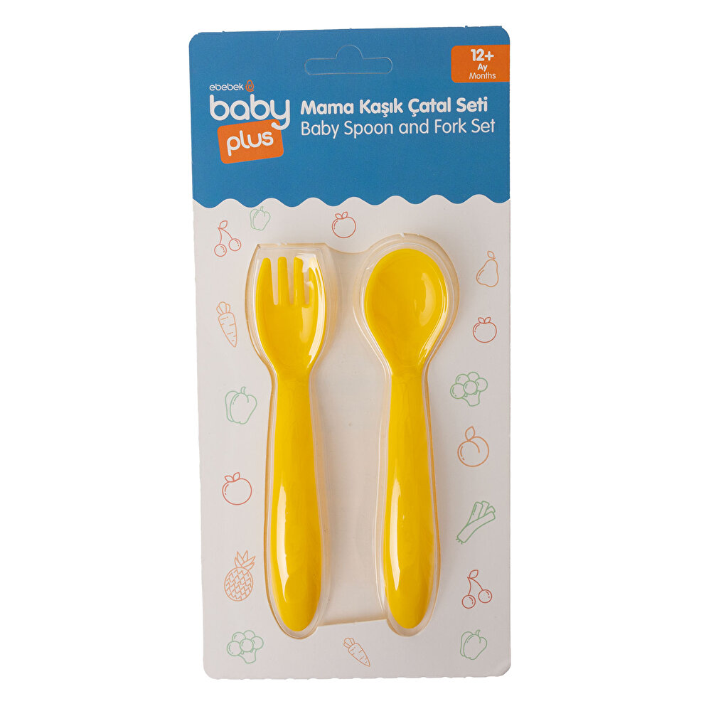 Mama Çatal Kaşık Seti 1+ Yaş Asortili