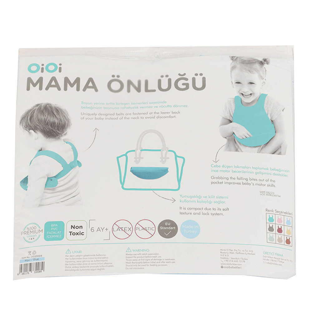Silikon Bebek Mama Önlüğü