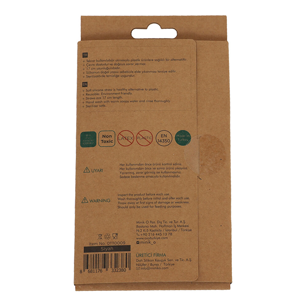 Silikon Pipet 10'lu Bitter Black