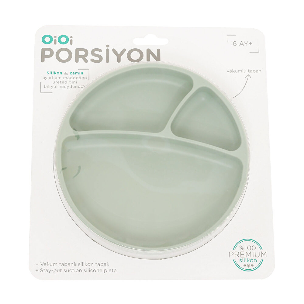 Porsiyon Vakumlu Mama Tabağı River Green