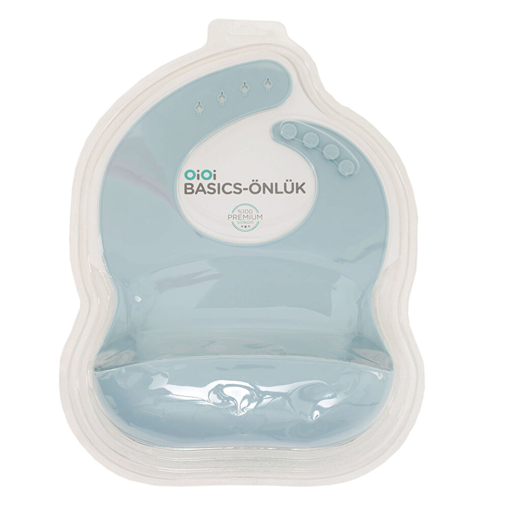 Silikon BASICS Mama Önlüğü Mineral Blue