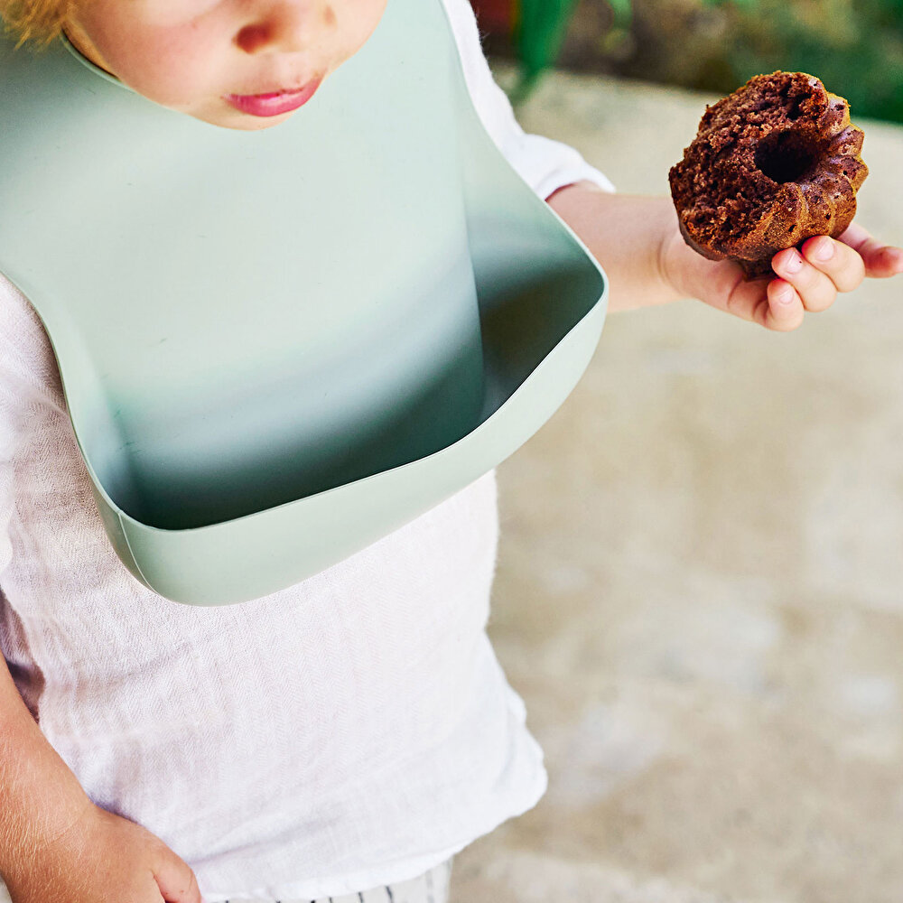 Silikon BASICS Mama Önlüğü River Green