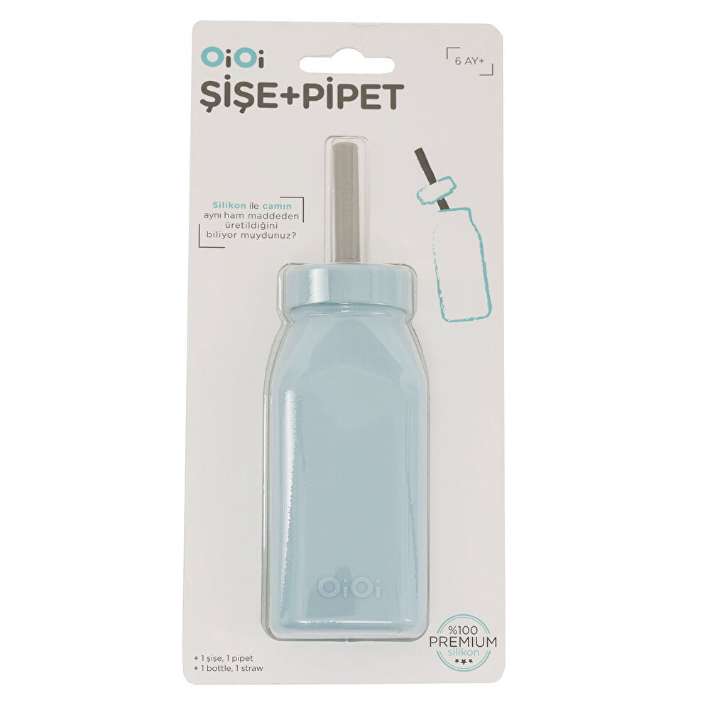 Şişe Pipet Mineral Blue Powder Grey
