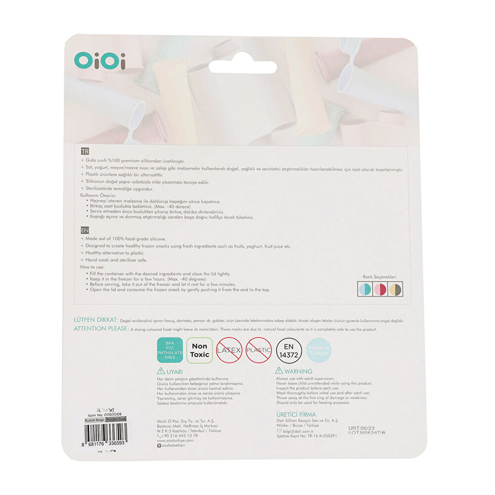 Buz Buz Bubble Beige Powder Grey