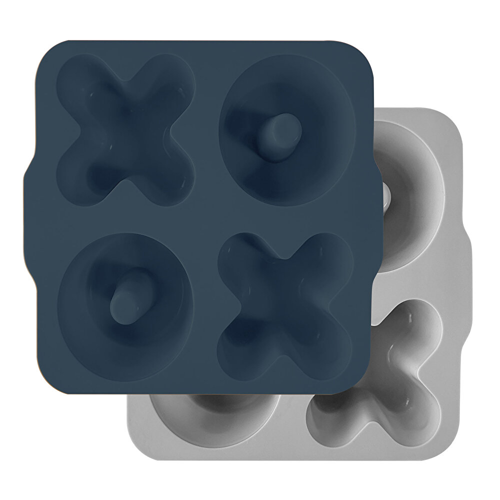 XOXO Muffin Kalıbı Deep Blue Powder Grey
