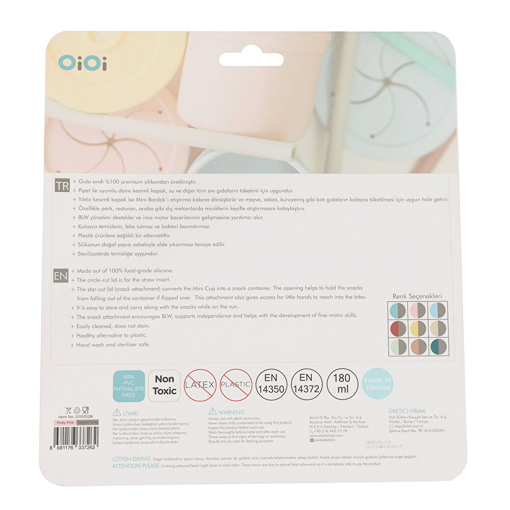 Ham + Hüp Pinky Pink / Powder Grey