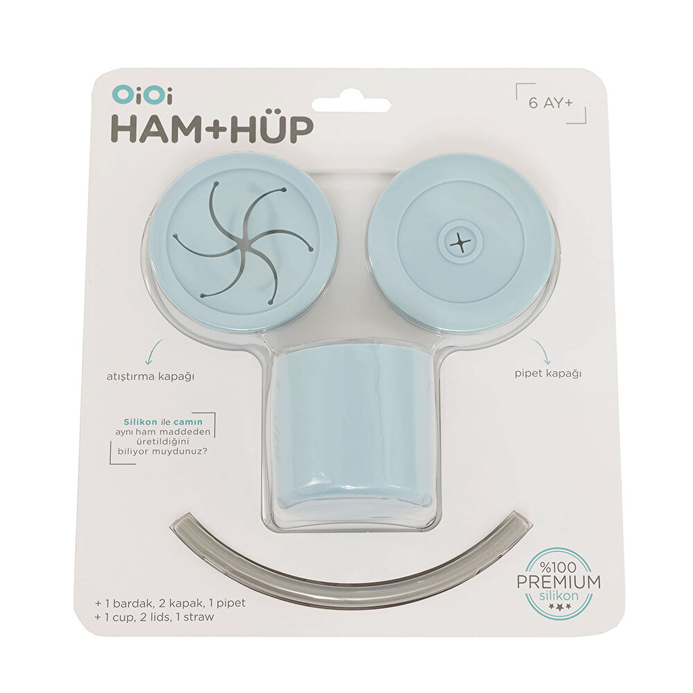 Ham + Hüp Mineral Blue / Powder Grey
