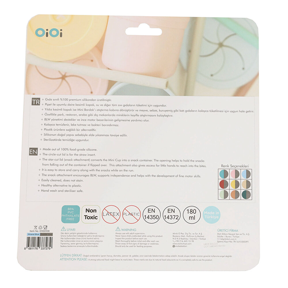 Ham + Hüp Mineral Blue / Powder Grey