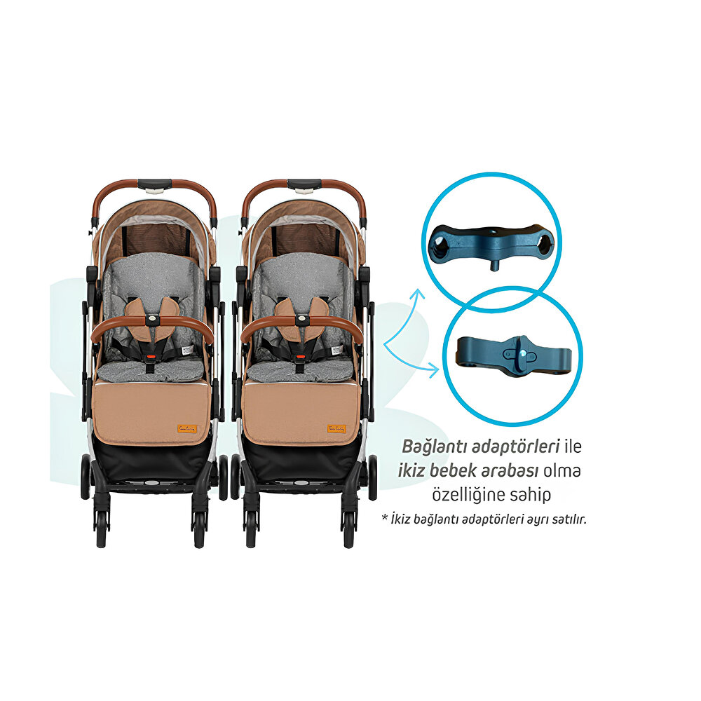 Yeehoo İkiz Bebek Arabası Adaptörü