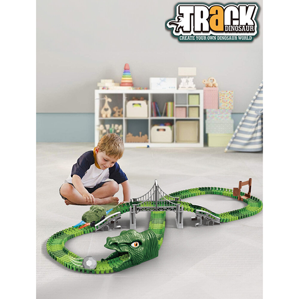 Dinozor Temalı Hareketli Raylar 288 Parça