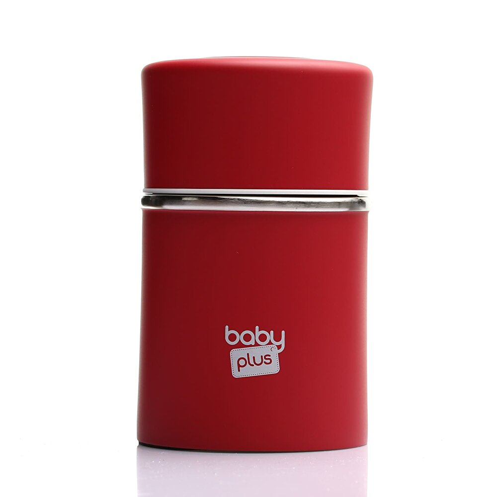  Paslanmaz Çelik Kırmızı Bebek Mama Saklama Termosu 260 ml