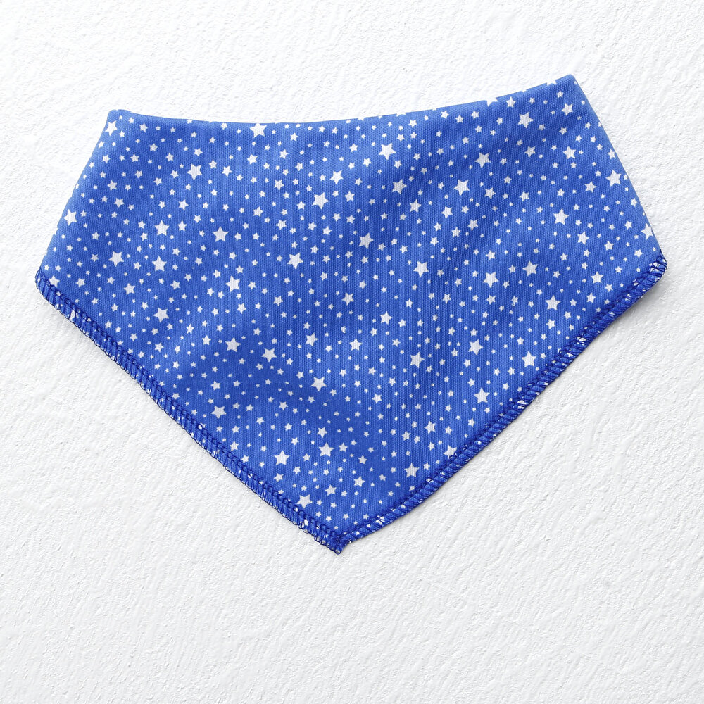 5li Bebek Mama Önlüğü Mavi