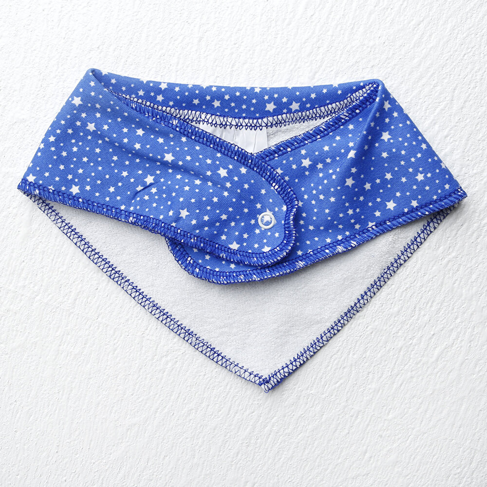 5li Bebek Mama Önlüğü Mavi