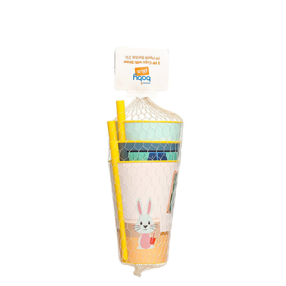 3lü PP Pipetli Bardak 400 ml