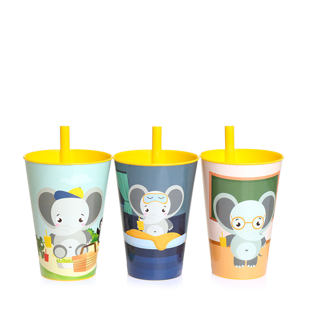 3lü PP Pipetli Bardak 400 ml