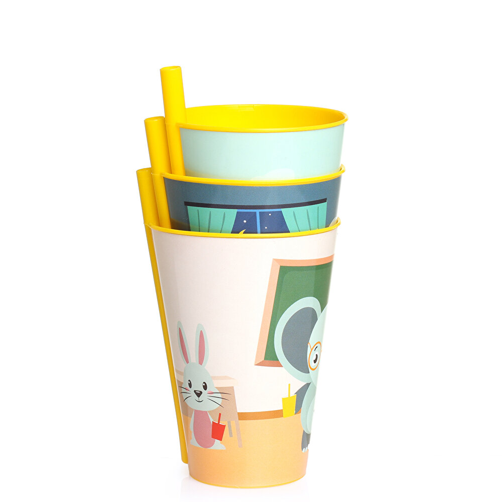 3lü PP Pipetli Bardak 400 ml