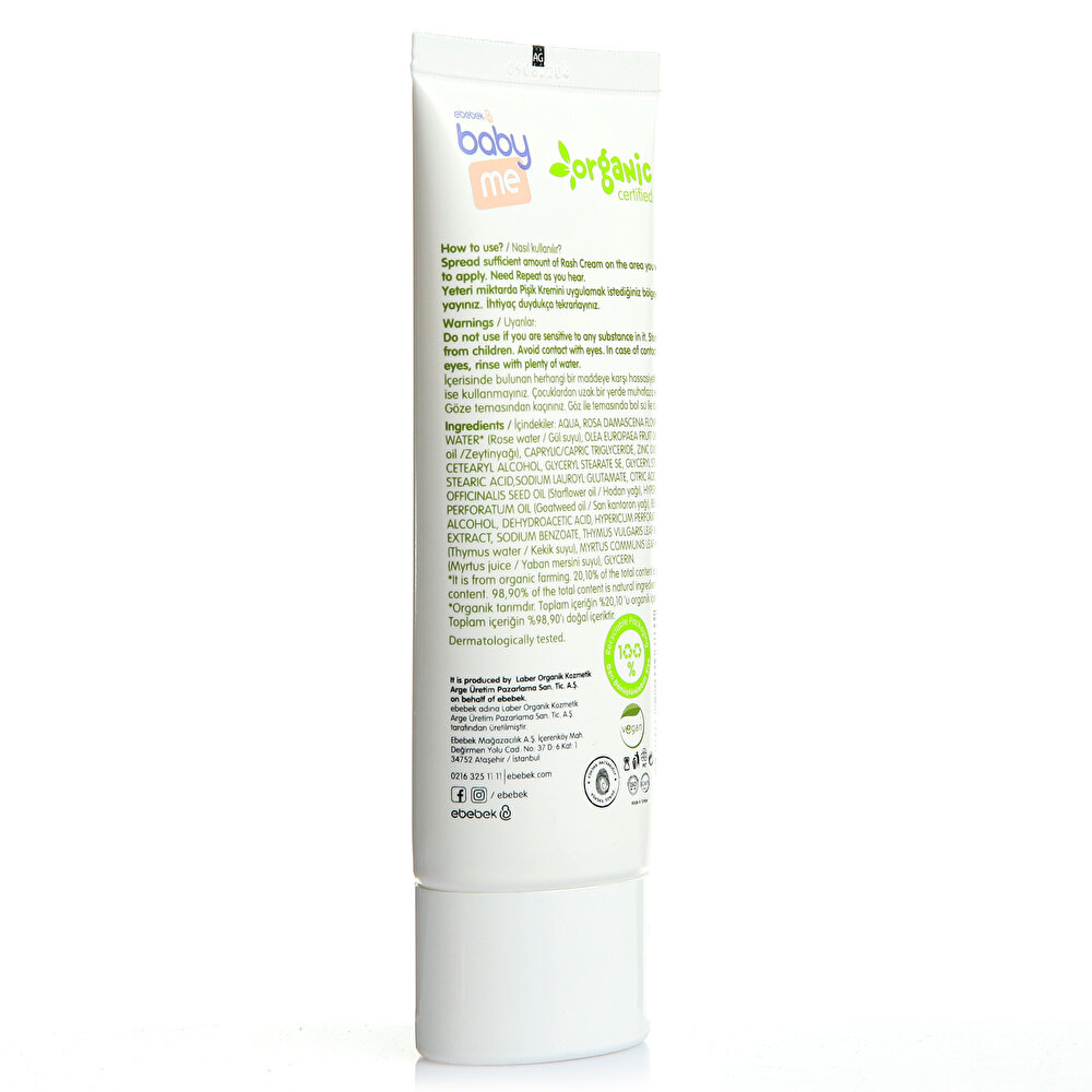 Organik Pişik Kremi 100 ml