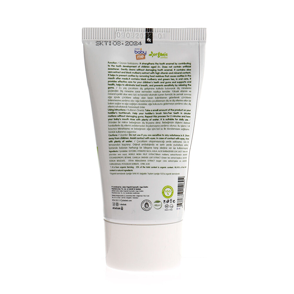 Organik Diş Macunu 50 ml