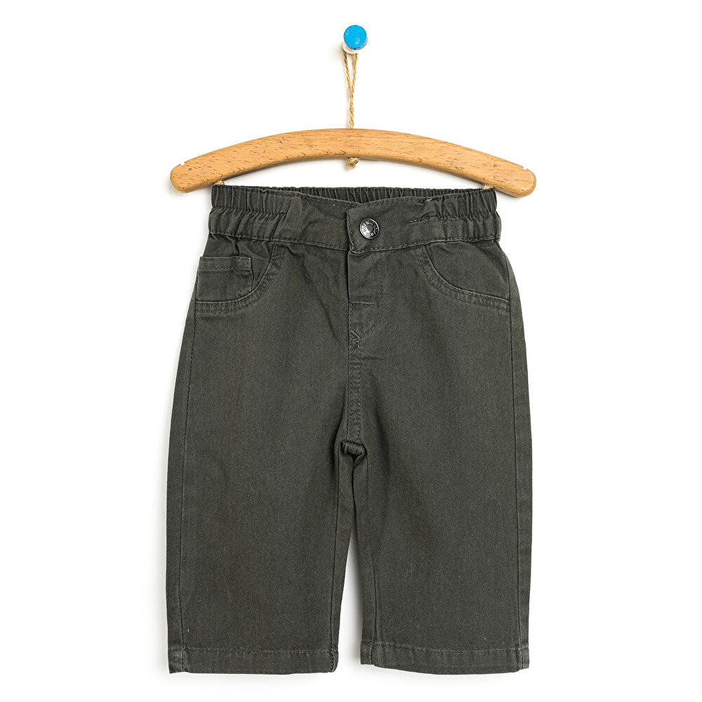 Basic Elastik Belli Gabardin Pantolon Erkek Bebek
