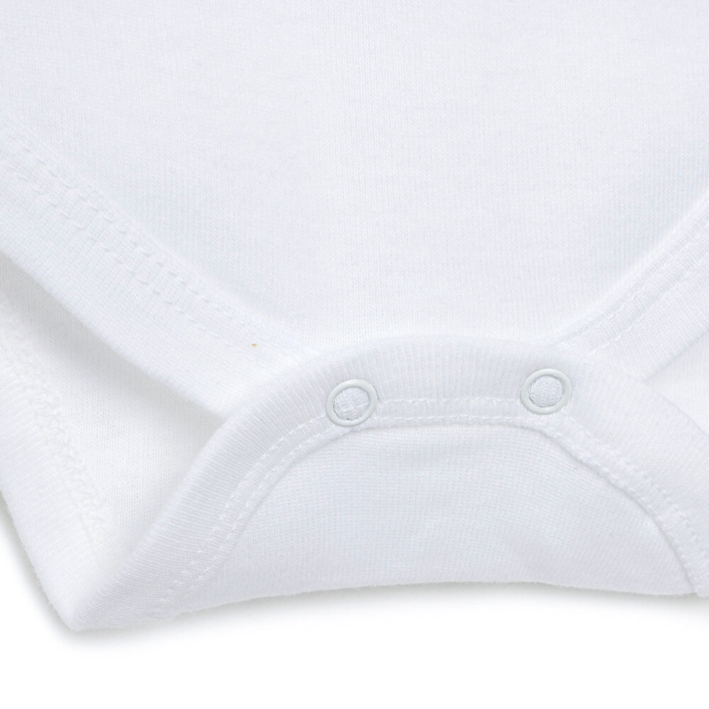 Unisex Beyaz Body Ribana Kumaş Çıtçıtlı Zıbın Bisiket Yaka İp Askılı Beyaz