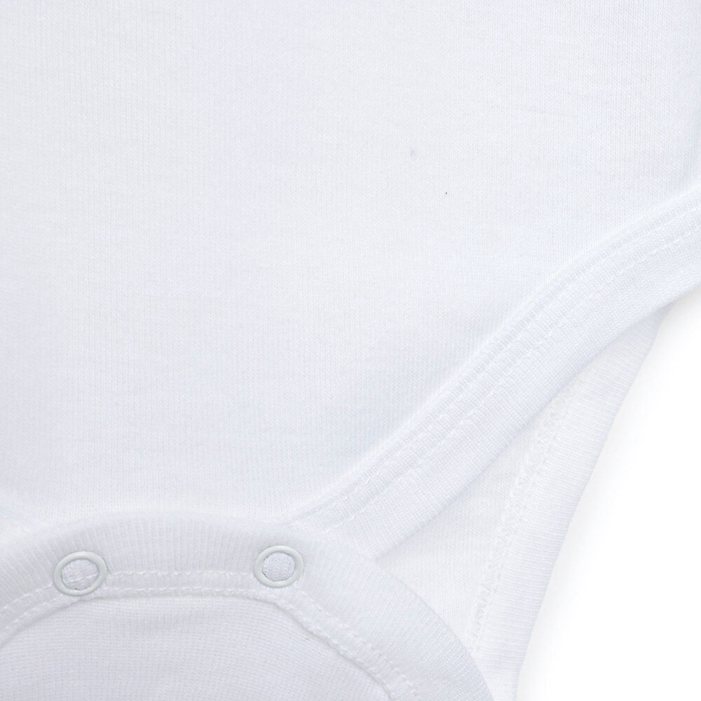 Unisex Beyaz Body Ribana Kumaş Çıtçıtlı Zıbın Bisiket Yaka İp Askılı Beyaz
