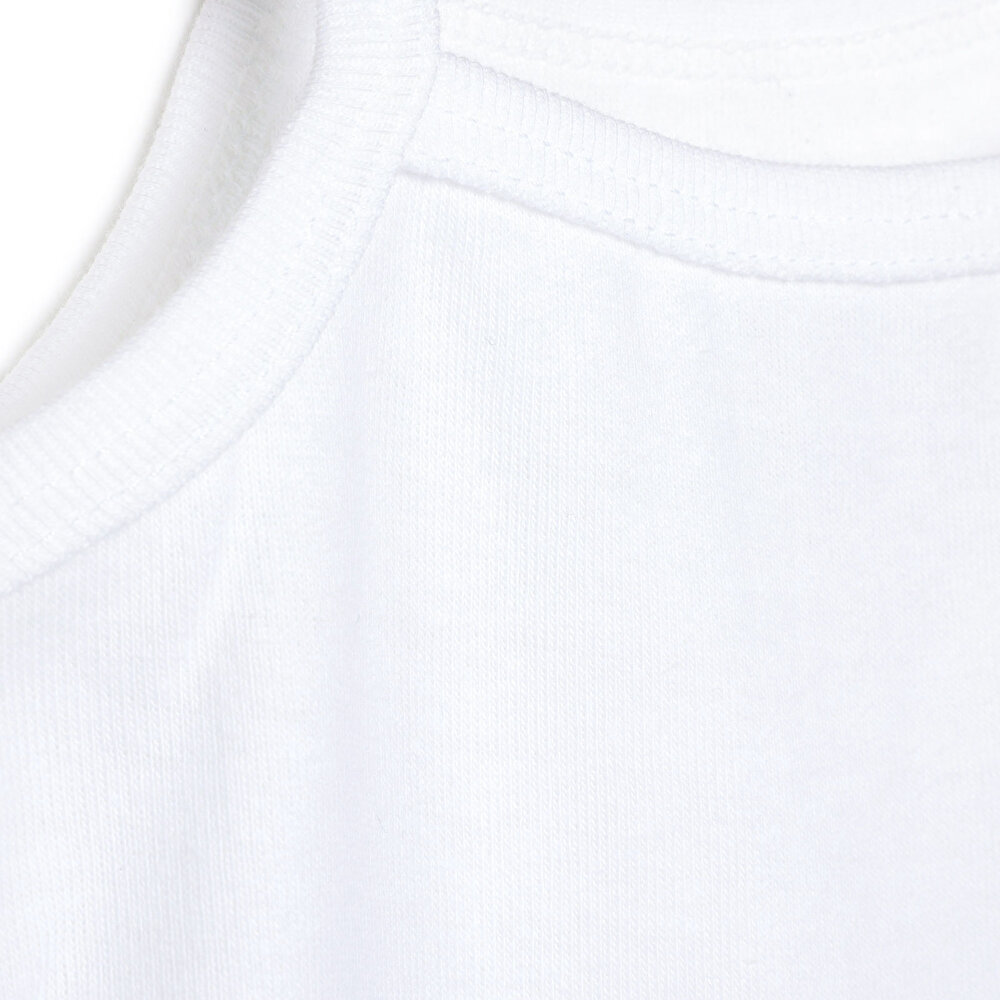 Unisex Beyaz İp Askılı Body Unisex