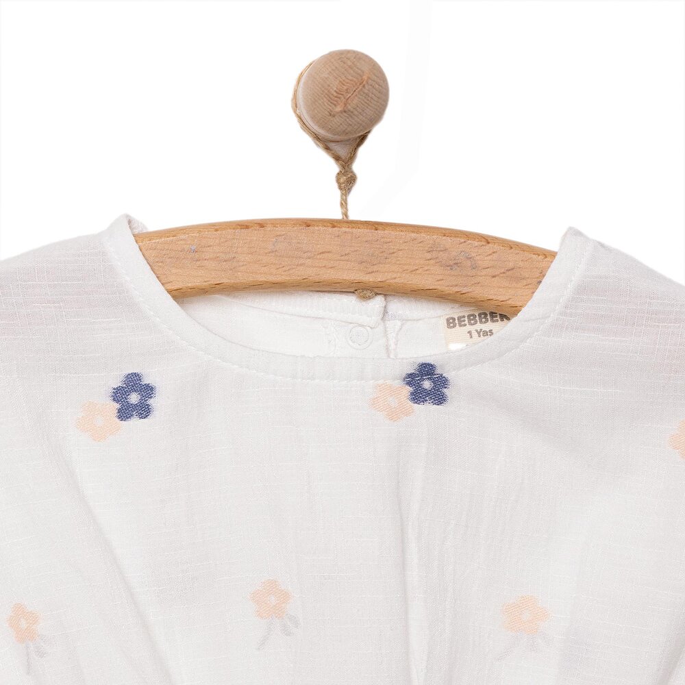 WHITE FLOWER Elbise Kız Bebek