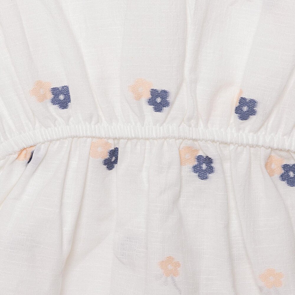 WHITE FLOWER Elbise Kız Bebek