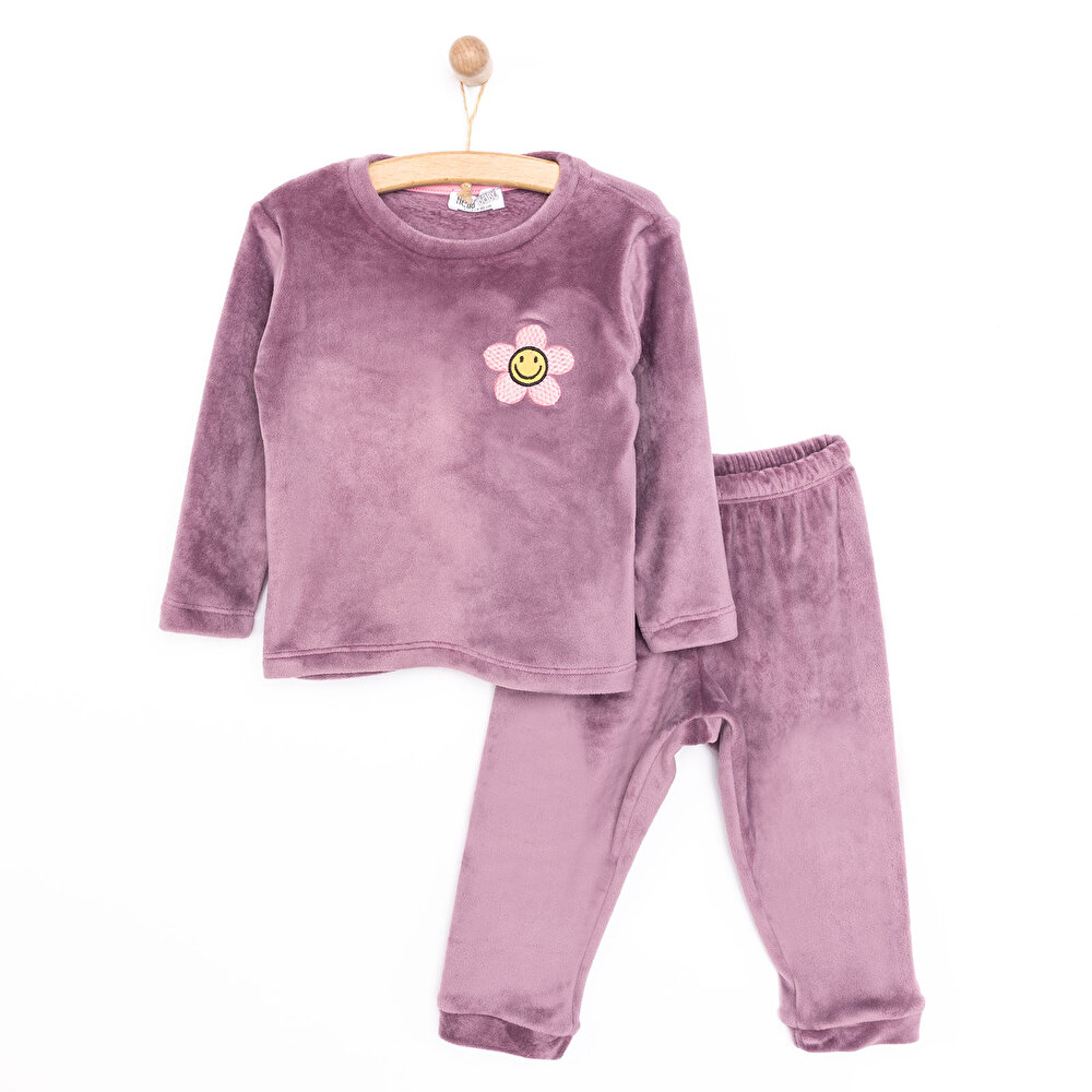 Kadife Pijama Takımı Kız Bebek Kız Bebek